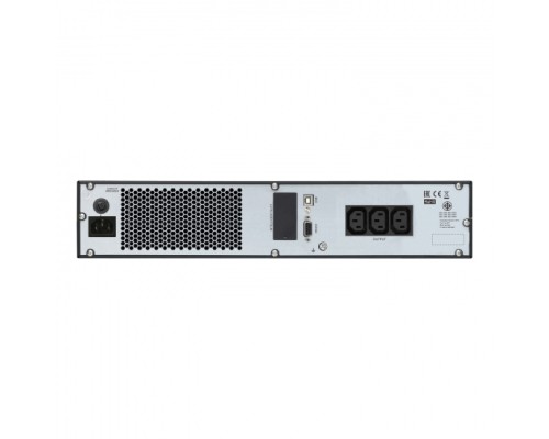 ИБП Schneider Electric Easy UPS SRVS 1000VA/800W, RM 2U, LCD, USB, RS232, 3xC13