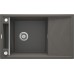 Мойка кухонная Deante Magnetic, гранит, прямоуг., с крылом, 820х500х219мм, чаша - 1, накладная, антрацит