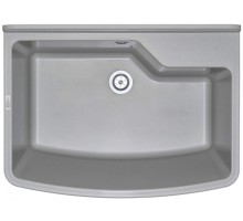 Мойка кухонная Deante Garden, полистирол, прямоуг., 610х445х302мм, чаша - 1, к стене, серый