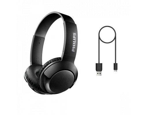 Наушники накладные Bluetooth Philips Bass+ Black SHB3075BK/00