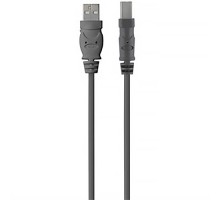 Кабель Belkin USB 2.0 (AM/BM) DSTP, Premium Printer Cable 1.8m, black