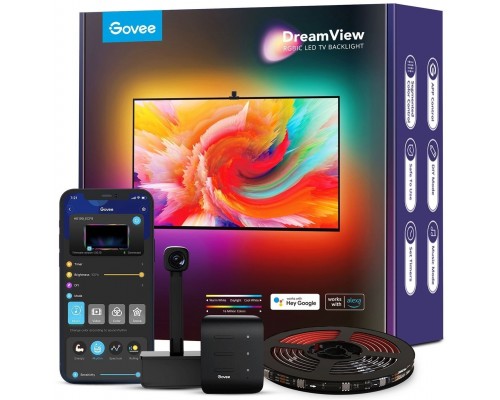 Набор адаптивной подсветки Govee H6199 DreamView T1 TV Backlight 55-65' RGB Черный