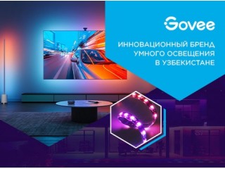 Уникальный мультикатегорийный бренд Govee впервые официально в Узбекситане.