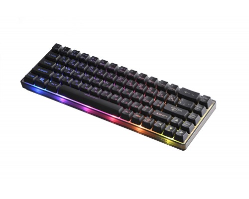 Игровая клавиатура 2E GAMING KG345 Transaprent USB Black Ukr