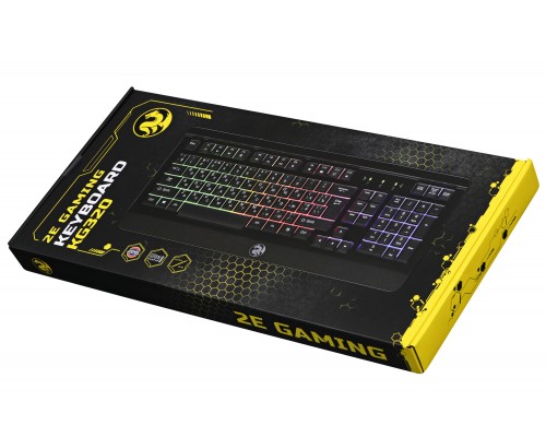 Игровая клавиатура 2E GAMING KG320 LED USB Black Ukr