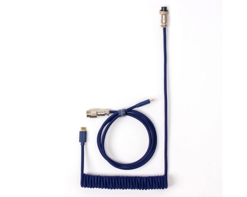 Кабель aviator Type-A/Type-C Keychron Coiled Cable Blue