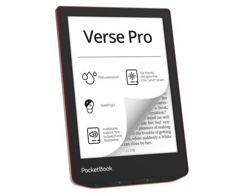 Электронная книга PocketBook 634 Verse Pro, Passion Red