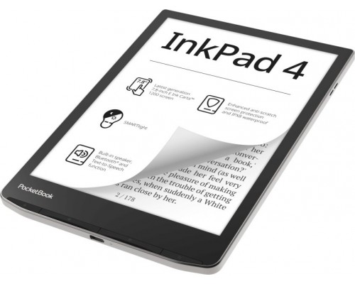 Электронная книга PocketBook 743G InkPad 4, Stardust Silver