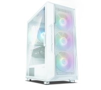 Корпус компьютерный Zalman MidT, 2xUSB2.0, 1xUSB3.0, 4x120мм RGB, стекло (боковая  панель), без БП, белый