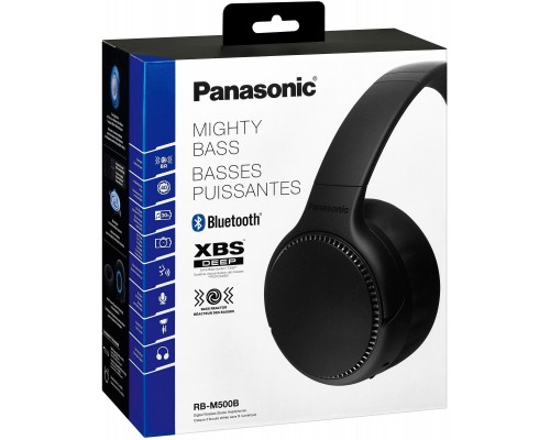 Беспроводные наушники Panasonic RB-M500BGE Over-ear Wireless Mic Black