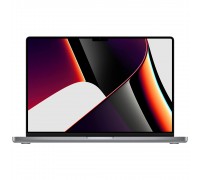MacBook Pro: 16-inch Apple M1 Pro chip with 10‑core CPU and 16‑core GPU, 512GB SSD - Space Grey, Model A2485