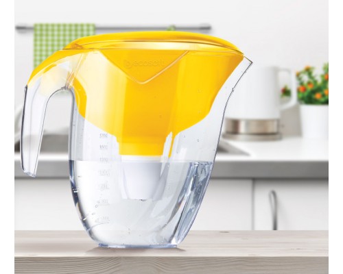 Фильтр-кувшин Ecosoft НЕМО 3 л (1.8 л очищенной воды), желтый