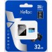 Карта памяти Netac microSD  32GB C10 UHS-I R80MB/s + SD