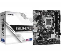 Материнская плата ASRock B760M-H/M.2 s1700 B760 2xDDR5 M.2 HDMI DP mATX