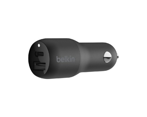Зарядное устройство Автомобильное ЗУ Belkin Car Charger (24W) DUAL USB 2.4A, black
