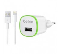 Зарядное устройство Сетевое ЗУ Belkin Home Charger USB 1A, Lightning 1.2m, white