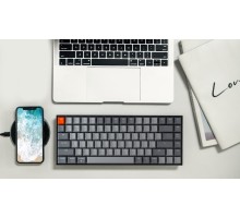 Клавиатура механическая Keychron K2 | 84 keys | White LED | Wireless | Black