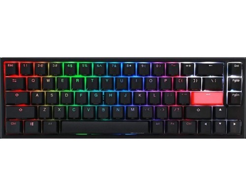 Клавиатура механическая Ducky One 2 SF Cherry Red RGB LED UA/RU Black-White