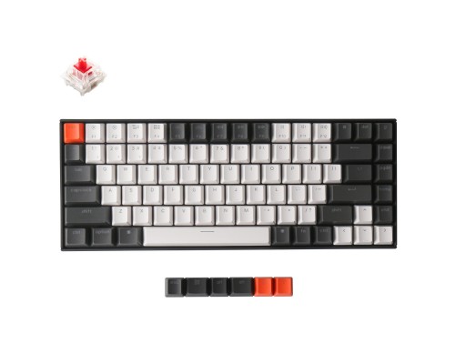 Клавиатура механическая Keychron K2 84 keys | USB | BT | Hot-Swap | White LED | | Wireless | Black