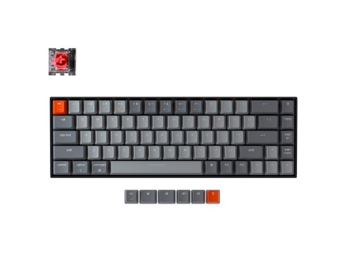 Клавиатура механическая Keychron K6 68 keys | RGB | Wireless | Black