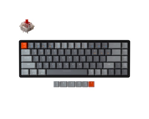 Клавиатура механическая Keychron K6 68 keys | Aluminum Frame | Hot-Swap | RGB | Wireless | Black