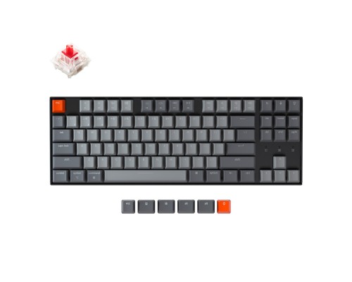 Клавиатура механическая Keychron K8 87 keys | Hot-Swap | White LED | Wireless | Black