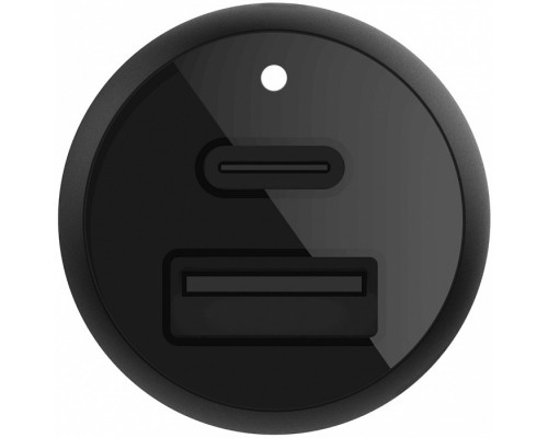 Автомобильное зарядное устройство Belkin Car Charger (18W) Power Delivery Port USB-C, (12W) USB-A, black