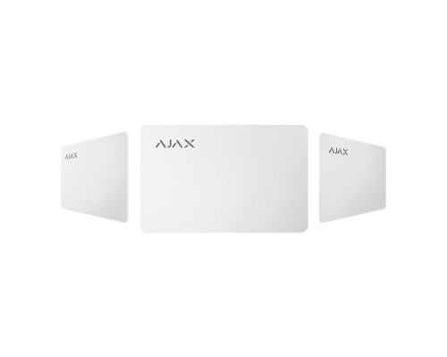 Комплект бесконтактных карт Ajax Pass white