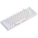 Клавиатура игровая 2E Gaming KG380 RGB Gateron Blue Switch BT/USB White (2E-KG380UWT-BL)