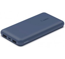 Внешний аккумулятор Belkin 10K 10000mAh, 15W Dual USB-A, USB-C, blue