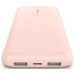 Внешний аккумулятор Belkin 10K 10000mAh, 15W Dual USB-A, USB-C, rose gold