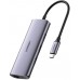 Док-станция Ugreen "Docking station USB-C To:    - 3x USB 3.0 A   - RJ45 Gigabit  - Micro USB power port"