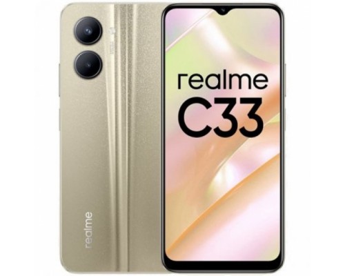 Смартфон Realme C33 4/64GB Sandy Gold