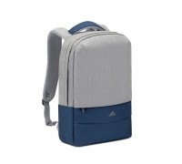 Рюкзак 7562 grey/dark blue anti-theft Laptop backpack 15.6''