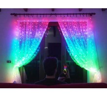 Smart LED Гирлянда Twinkly Curtain,Wall RGBW 210, BT+WiFi, Gen II, IP44