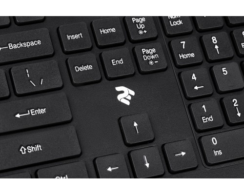 Клавиатура проводная 2E KS1020 Slim USB Black