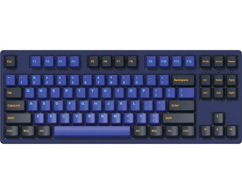 Механическая клавиатура AKKO 3087 Horizon DS Cherry MX Blue, RU, Blue/Black (A3087_H_CBL)