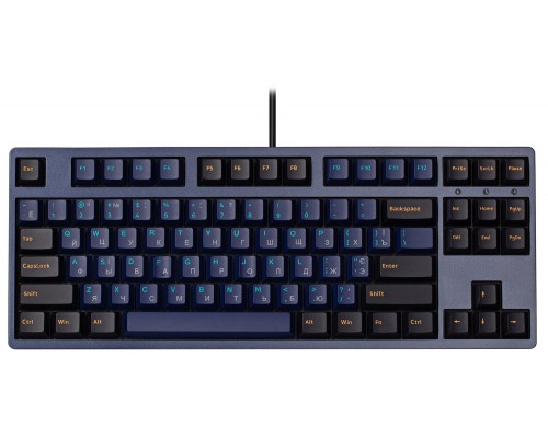 Механическая клавиатура AKKO 3087 Horizon DS Cherry MX Silent Red, RU, Blue/Black (A3087_H_CSR)