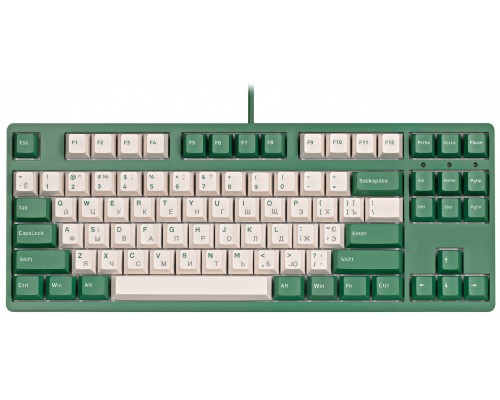 Механическая клавиатура AKKO 3087 Matcha Red Bean DS Gateron Pink, RU, Green (A3087_MA_GP)