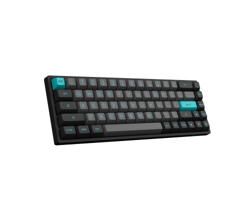 Клавиатура игровая Akko 3068B Plus Black&Cyan CS Jelly Black RGB