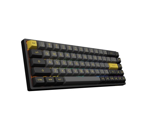 Клавиатура игровая Akko 3068B Plus Black&Gold CS Jelly Black RGB