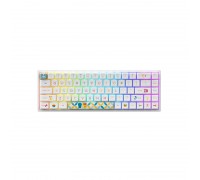 Клавиатура игровая Akko 3068B Doraemon Rainbow CS Jelly Pink RGB