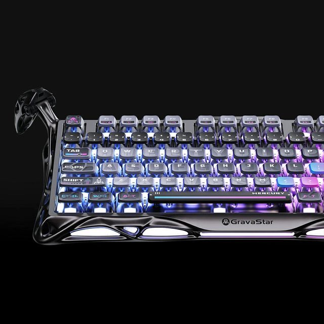Mexanik klaviatura GravaStar Mercury K1 Pro Cyberpunk Edition — Surat 7
