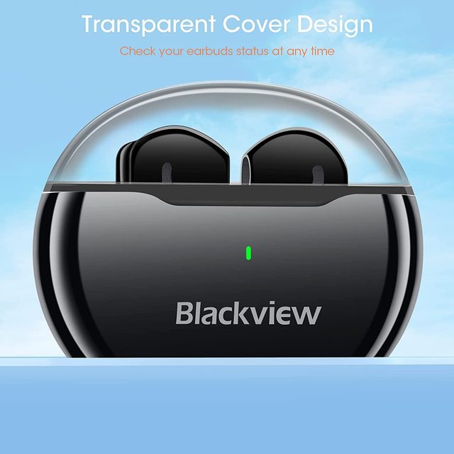 Simsiz quloqchinlar Blackview AirBuds 6, qora — Surat 6