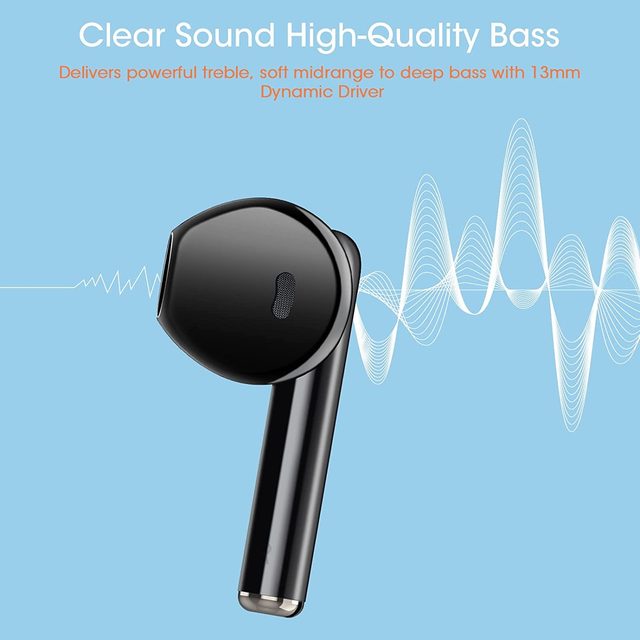 Simsiz quloqchinlar Blackview AirBuds 6, qora — Surat 8