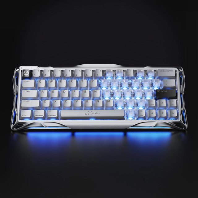 Magnit klaviatura GravaStar Mercury V60 Pro, kumushrang