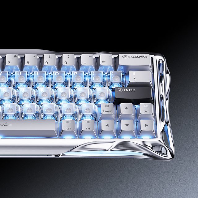 Magnit klaviatura GravaStar Mercury V60 Pro, kumushrang — Surat 3