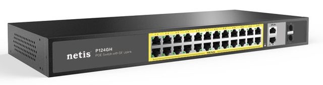 Коммутатор Netis P124GH 24xFE PoE+, 2xGE Uplink, 2xGE SFP, неуправляемый — Фото 2