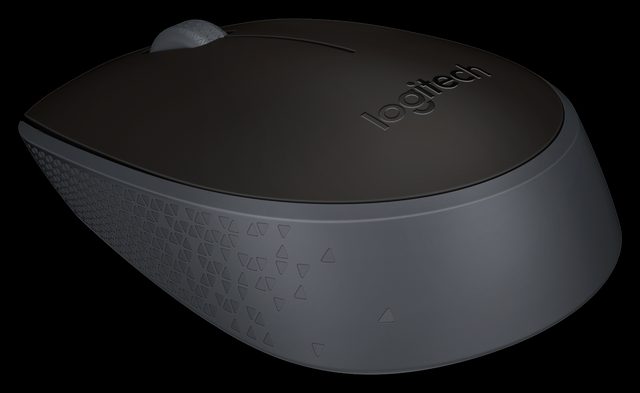 Беспроводная мышь Logitech M171, чёрный — Фото 4