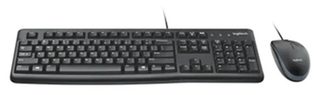 Комплект клавиатура и мышь Logitech MK120, чёрный